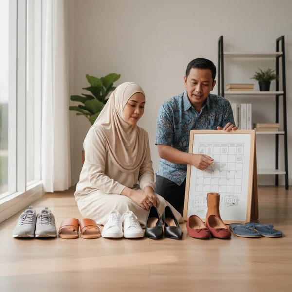 Berapa Pasang Sepatu yang Benar-Benar Diperlukan untuk Lemari Minimalis?