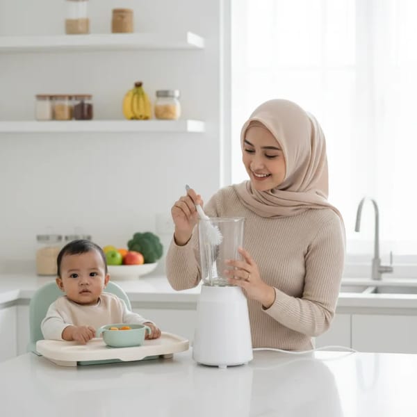 Blender Makanan Bayi yang Mudah Dibersihkan dan Tidak Menyimpan Bau