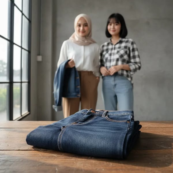 Celana Jeans: Potongan yang Benar-benar Mengubah Proporsi Tubuh