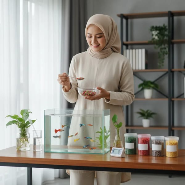 Pakan Ikan Hias agar Warna Sisik Tetap Cerah dan Tidak Pudar