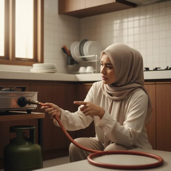 Tanda-tanda Selang Gas Perlu Diganti Sebelum Terjadi Kebocoran