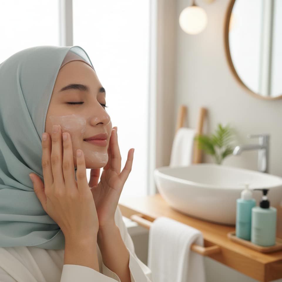 Cara Membersihkan Wajah dengan Teknik Lembut
