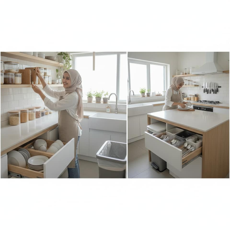 Cara Menata Dapur Tanpa Berantakan