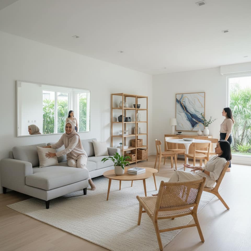 Cara Menata Furnitur Agar Ruang Terasa Luas