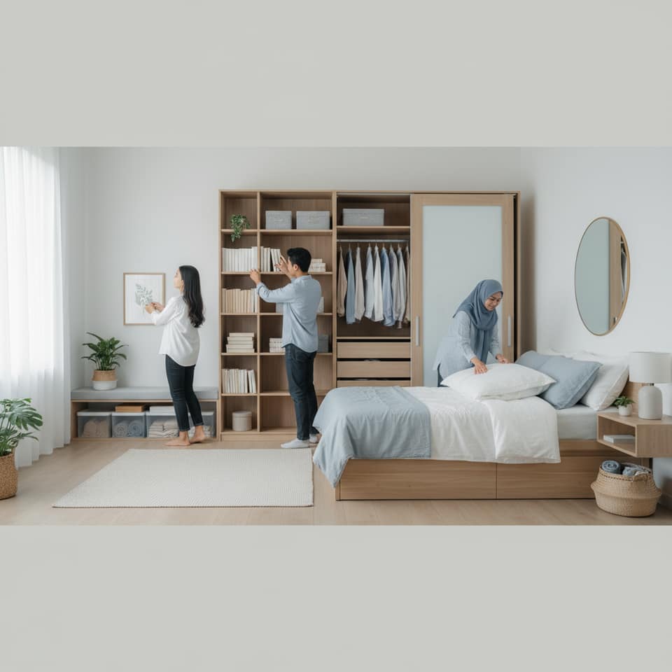 Cara Menata Kamar Tidur agar Lebih Rapi