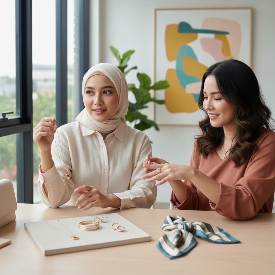 Cara Menentukan Aksesori Tanpa Berlebihan