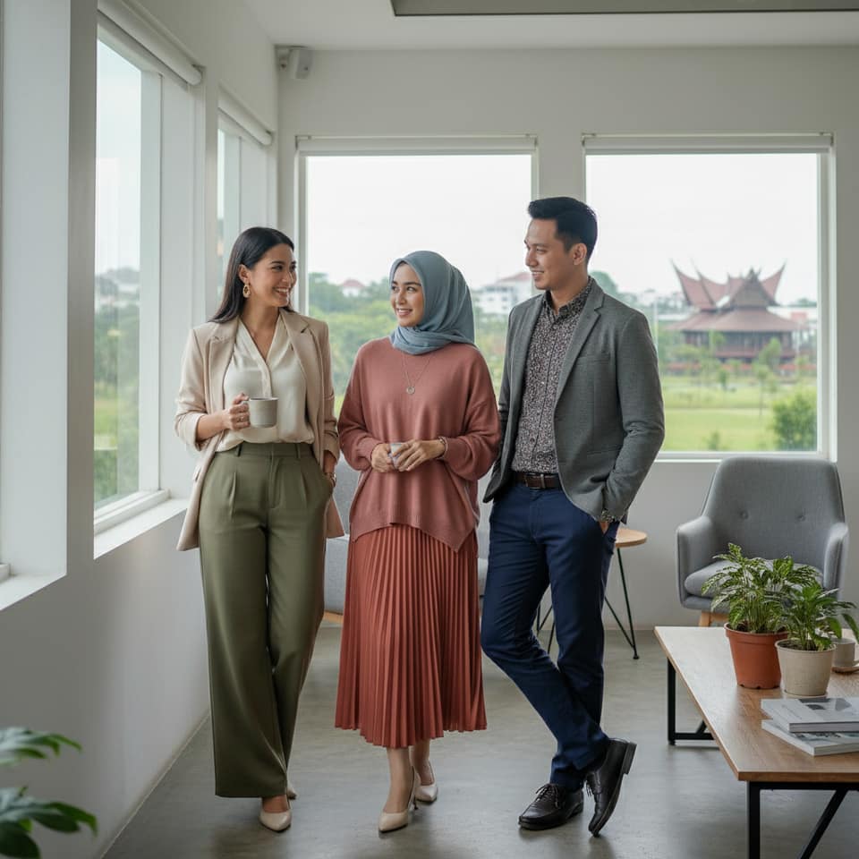 Fashion Casual untuk Kerja Hybrid