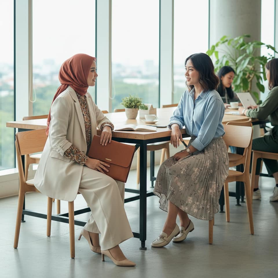 Fashion Meeting Casual untuk Profesional