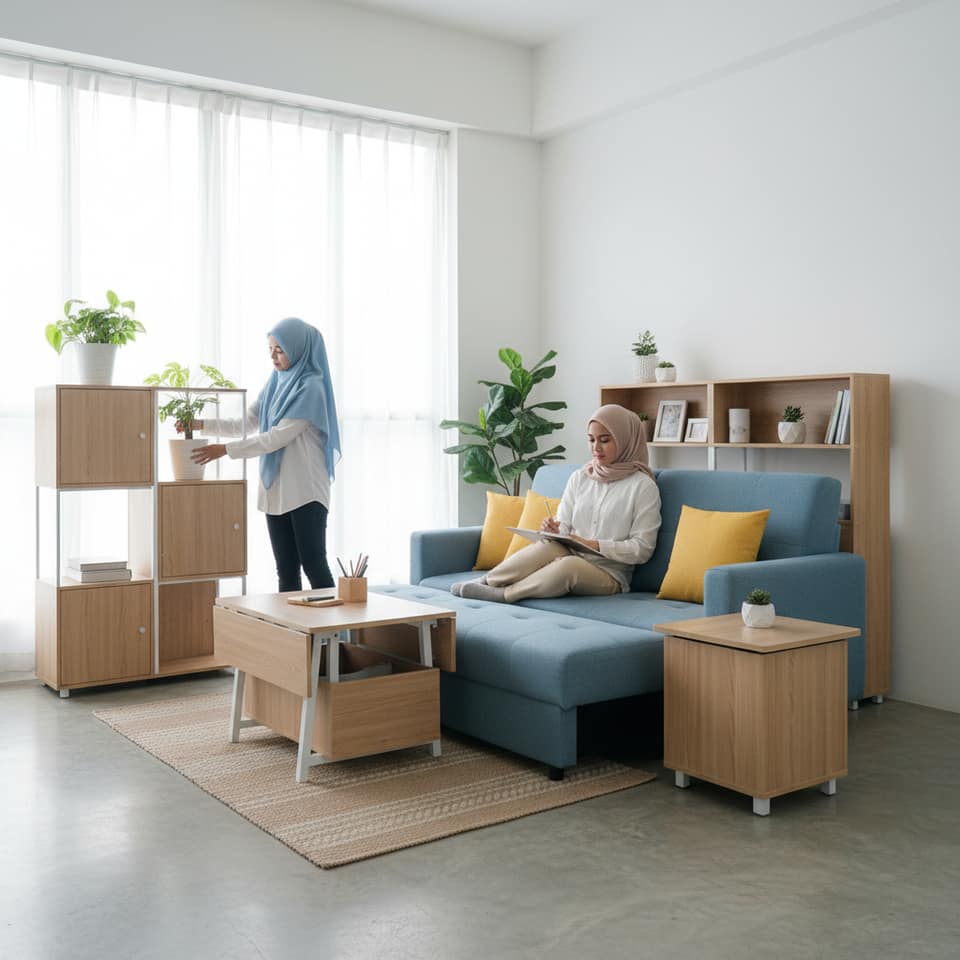 Furnitur Multifungsi untuk Studio