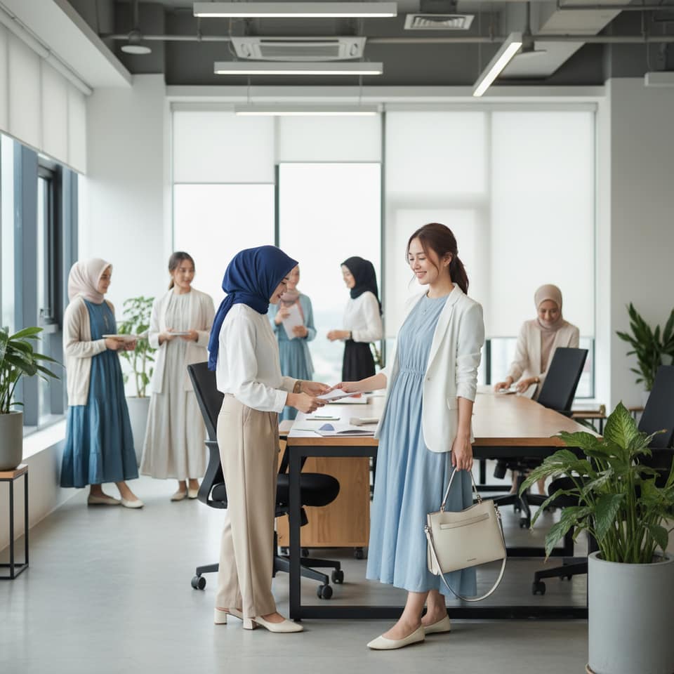 Inspirasi Office Look Sederhana
