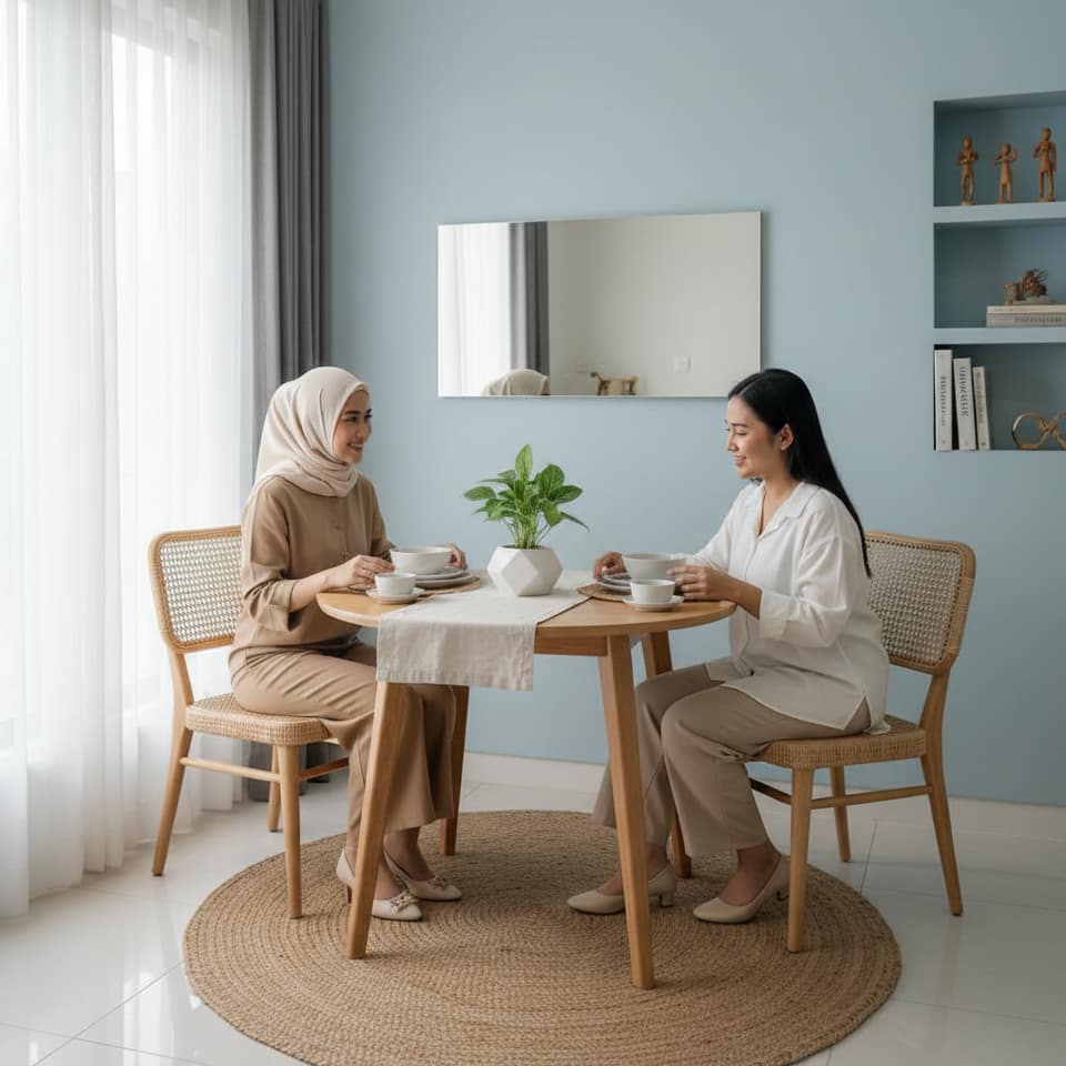 Tips Mengatur Ruang Makan Kecil