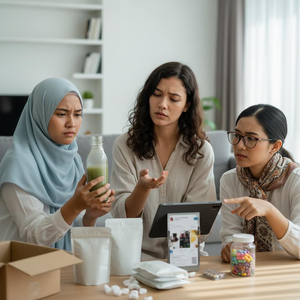 Alasan Produk Wellness Viral di Media Sosial Tidak Otomatis Terbukti Aman