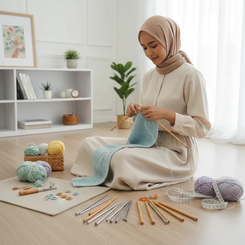 Alat Rajut untuk Pemula yang Baru Memulai Hobi Ini dari Nol