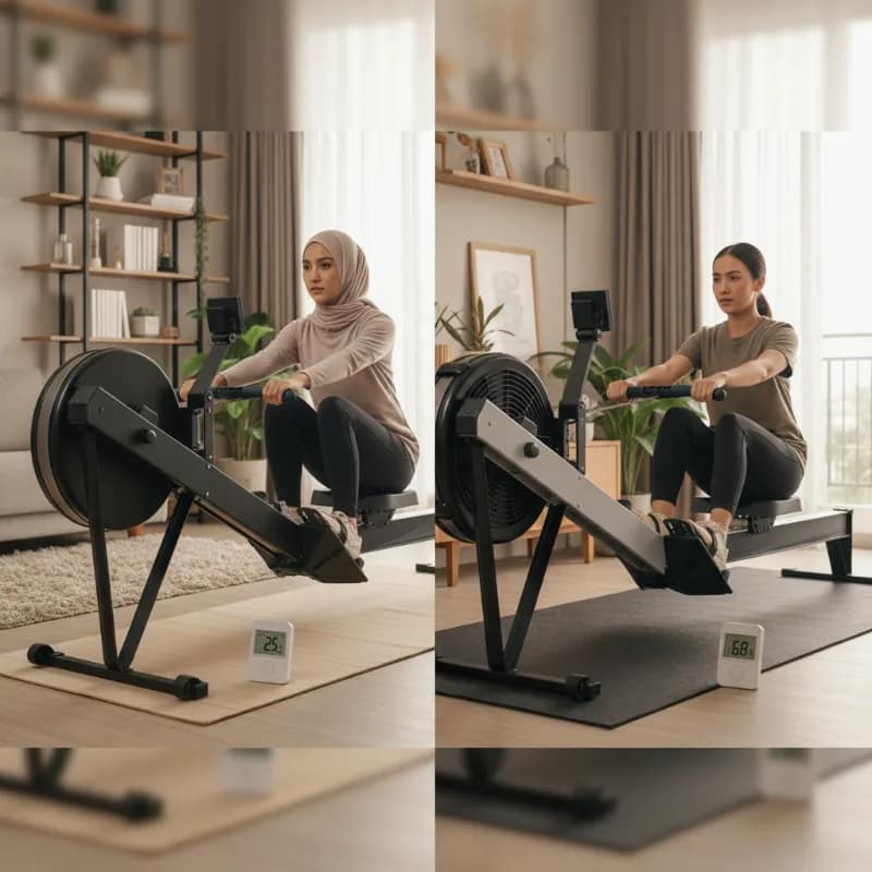 Alat Rowing Rumahan Model Udara vs Model Magnetik, Mana Lebih Senyap