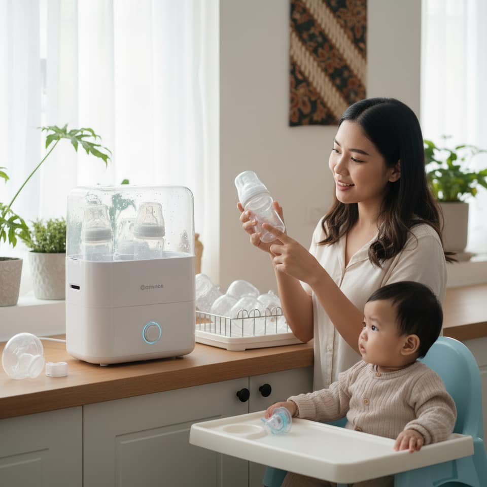 Alat Sterilisasi Botol Susu Efektif