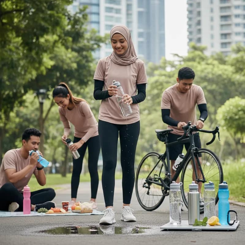 Botol Minum Olahraga Tahan Bocor yang Mudah Dibawa ke Mana Saja