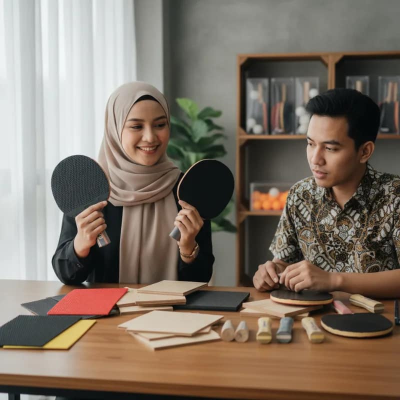 Cara Memilih Bet Tenis Meja Berdasarkan Jenis Kayu dan Karet Permukaan