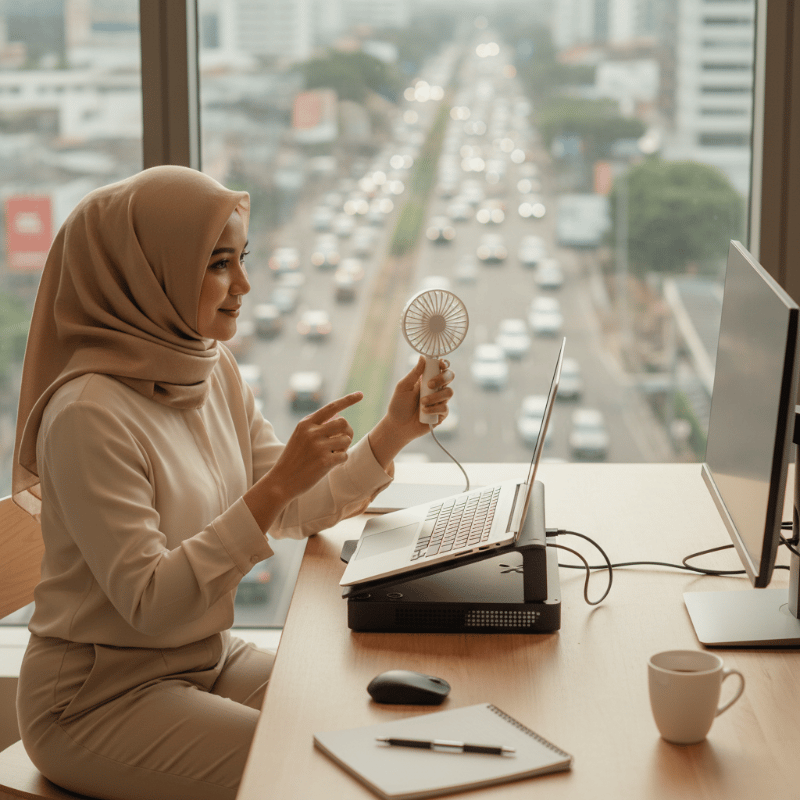 Cara Memilih Dudukan Laptop dan Kipas Pendingin untuk Meja Kerja