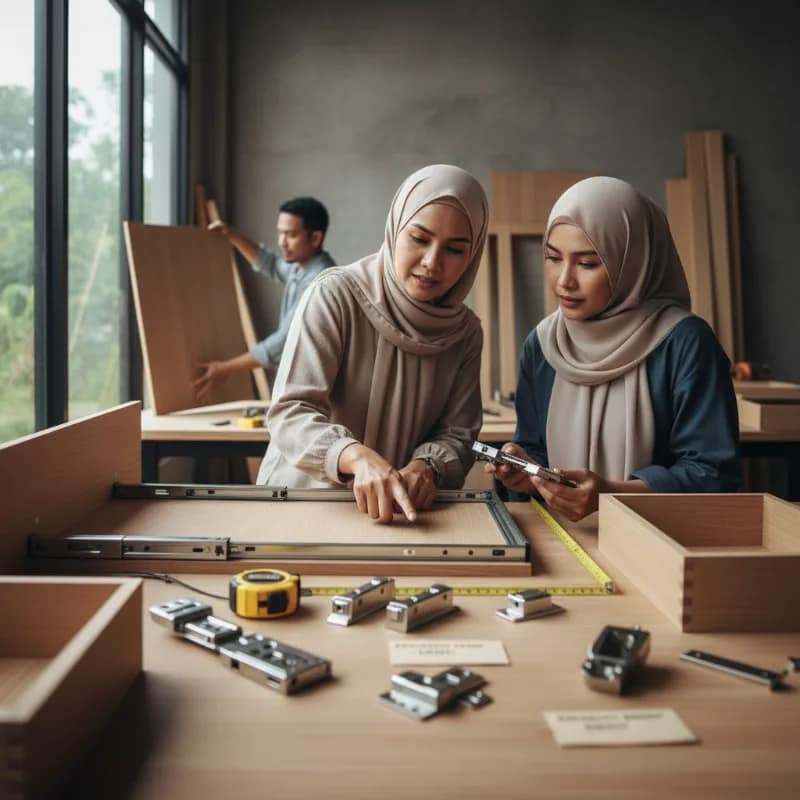 Cara Memilih Engsel dan Rel Laci agar Lemari Tidak Cepat Seret