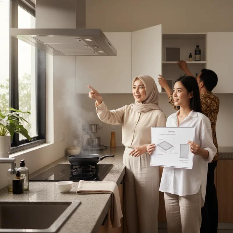 Cara Memilih Exhaust Fan Dapur yang Benar-Benar Menyedot Asap