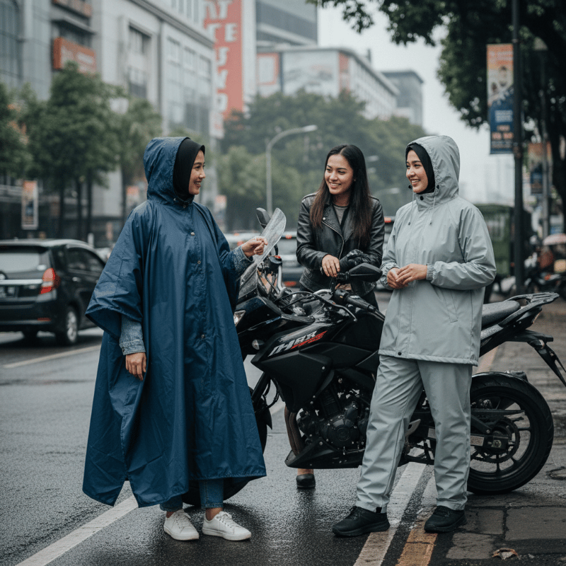Cara Memilih Jas Hujan Motor yang Tidak Bocor dan Tidak Gerah