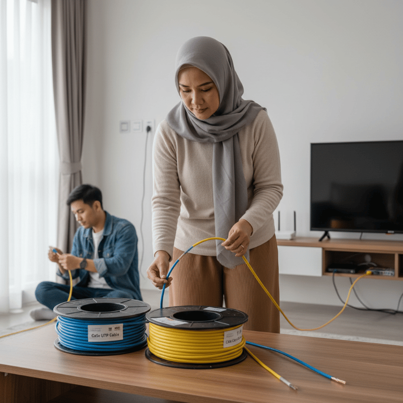Cara Memilih Kabel LAN Cat5e atau Cat6 untuk Jaringan Rumah