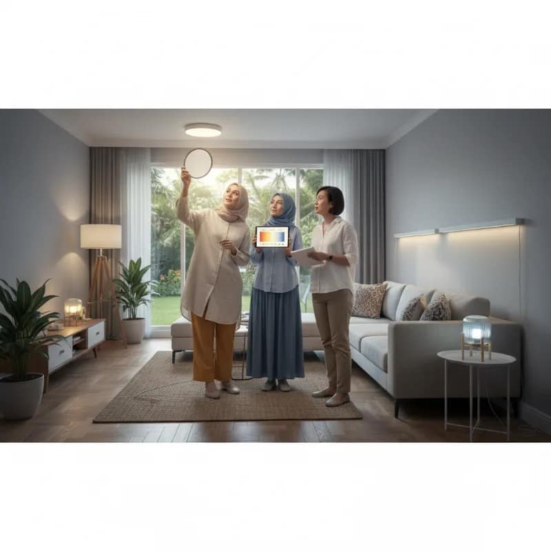 Cara Memilih Lampu LED untuk Setiap Ruangan Tanpa Salah Suhu Warna