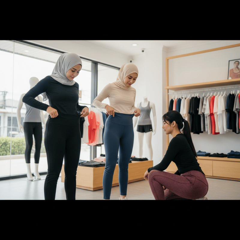 Cara Memilih Legging Wanita yang Tidak Menerawang dan Tidak Melorot