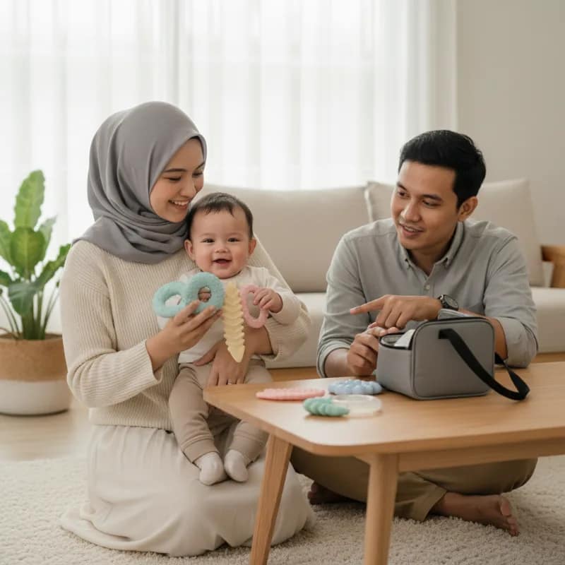 Cara Memilih Mainan Gigitan Bayi untuk Gusi yang Gatal saat Tumbuh Gigi