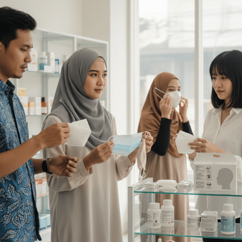 Cara Memilih Masker untuk Kabut Asap dan Debu Menurut Tingkat Penyaringan