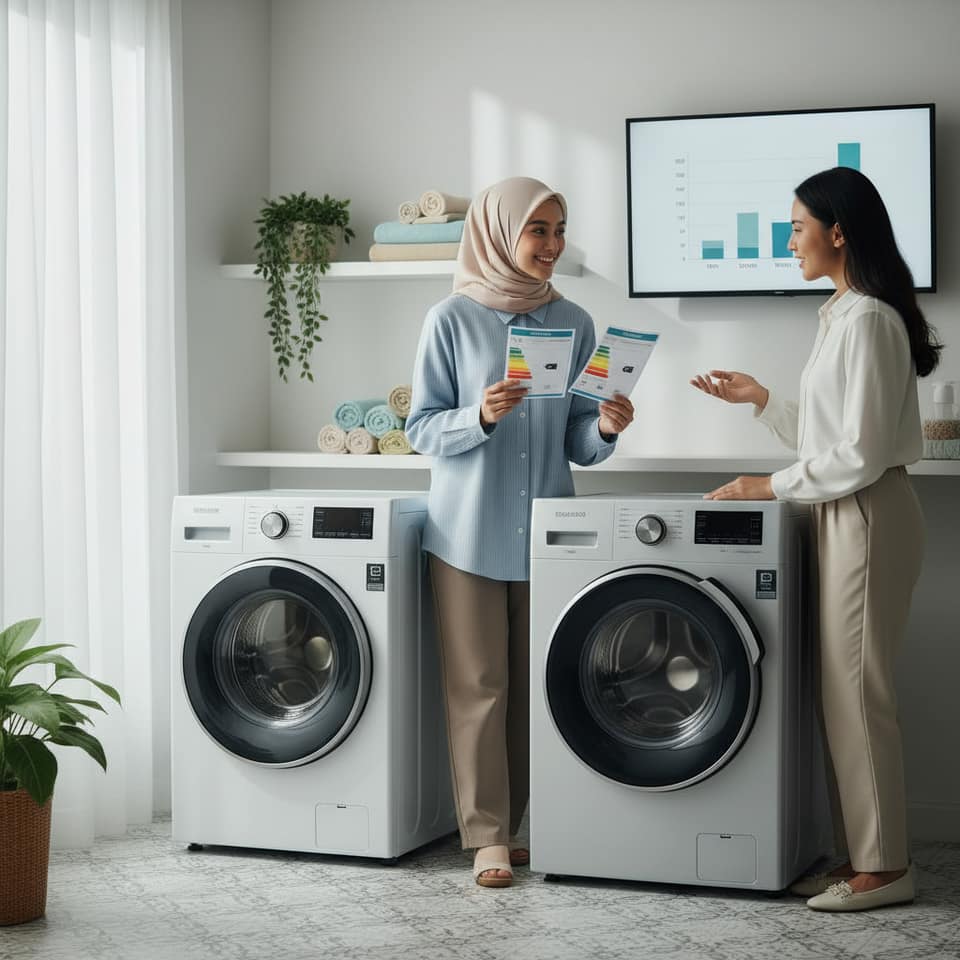 Cara Memilih Mesin Cuci Hemat Energi