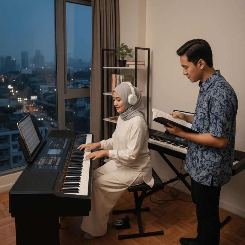 Cara Memilih Piano Digital atau Keyboard untuk Belajar di Rumah