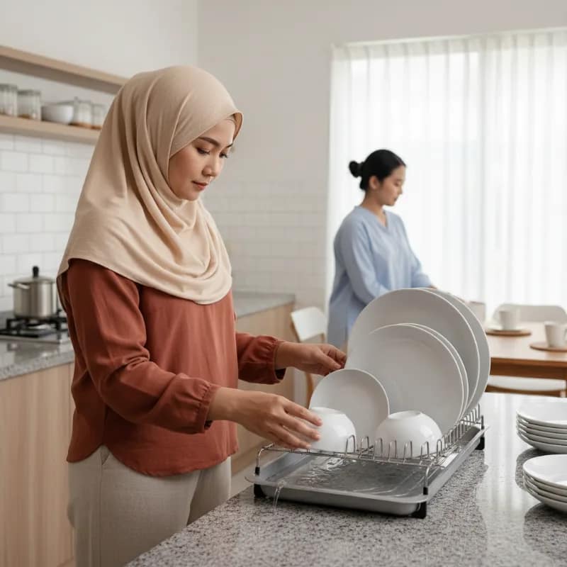Cara Memilih Rak Piring Menurut Jumlah Piring dan Sirkulasi Udara