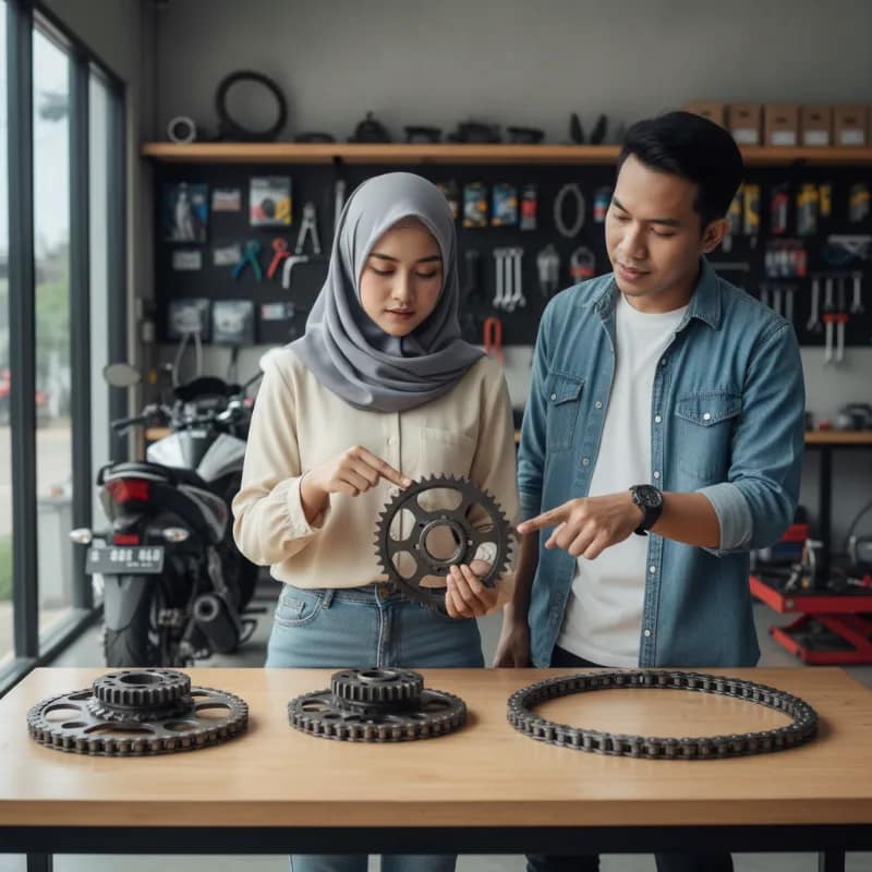Cara Memilih Rantai dan Gir Motor agar Tidak Cepat Aus