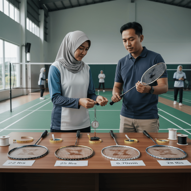 Cara Memilih Senar Raket Badminton Berdasarkan Ketebalan dan Tegangan