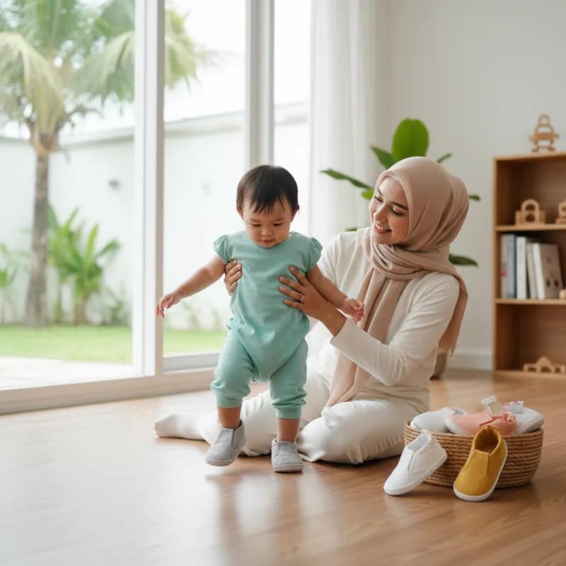 Cara Memilih Sepatu Pertama Anak yang Baru Belajar Jalan