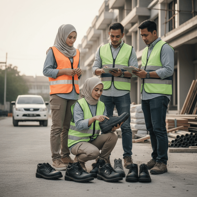 Cara Memilih Sepatu Safety untuk Kerja Lapangan yang Tidak Bikin Kaki Lelah