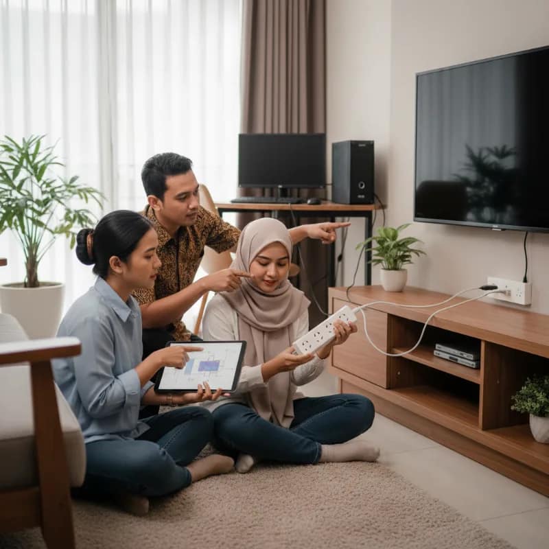 Cara Memilih Stop Kontak Pelindung Lonjakan Listrik untuk Komputer dan TV