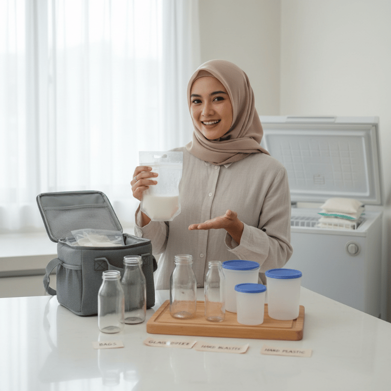 Cara Memilih Wadah Penyimpanan ASI Perah yang Aman dan Hemat Tempat