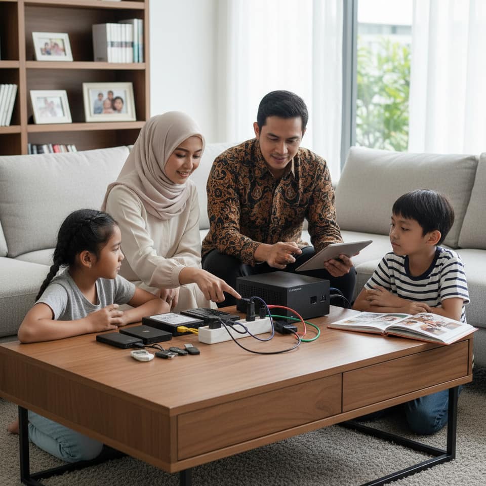 Cara Menyimpan File Keluarga Tanpa Langganan Cloud