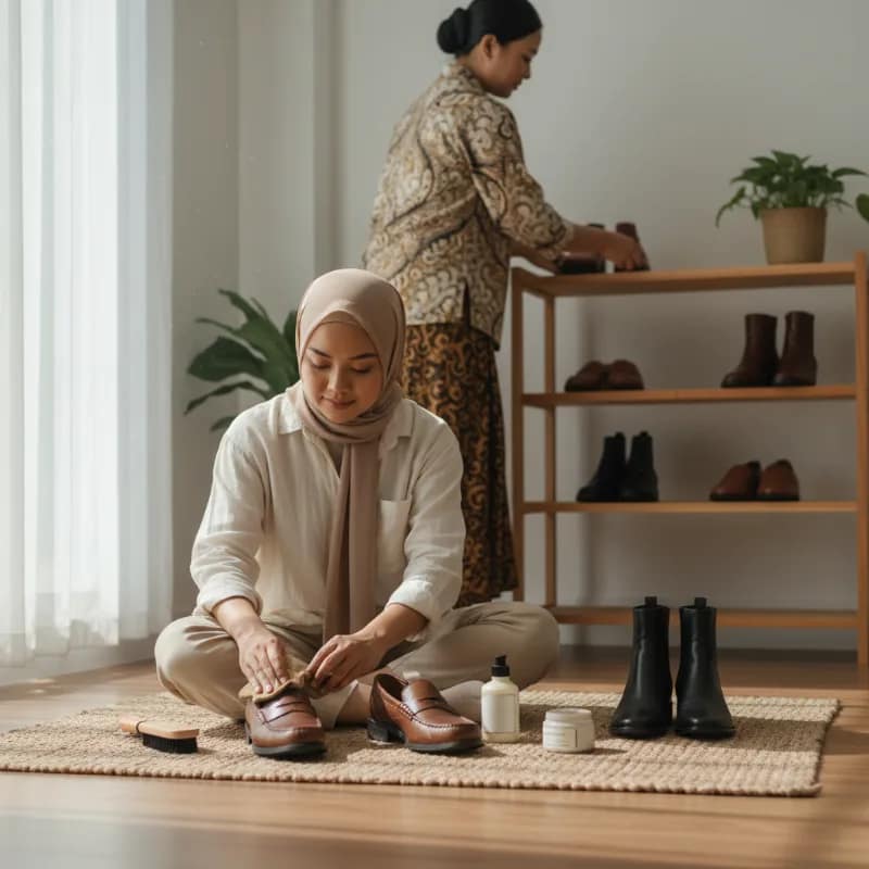 Cara Merawat Sepatu Kulit agar Tidak Cepat Retak dan Kusam