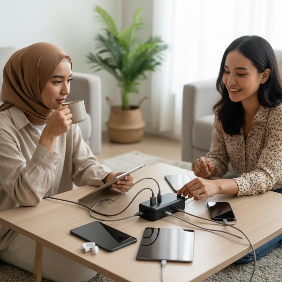 Charger Cepat untuk Banyak Perangkat