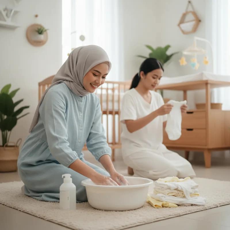 Deterjen Bayi yang Lembut di Kulit dan Bebas Bahan Pemutih Keras