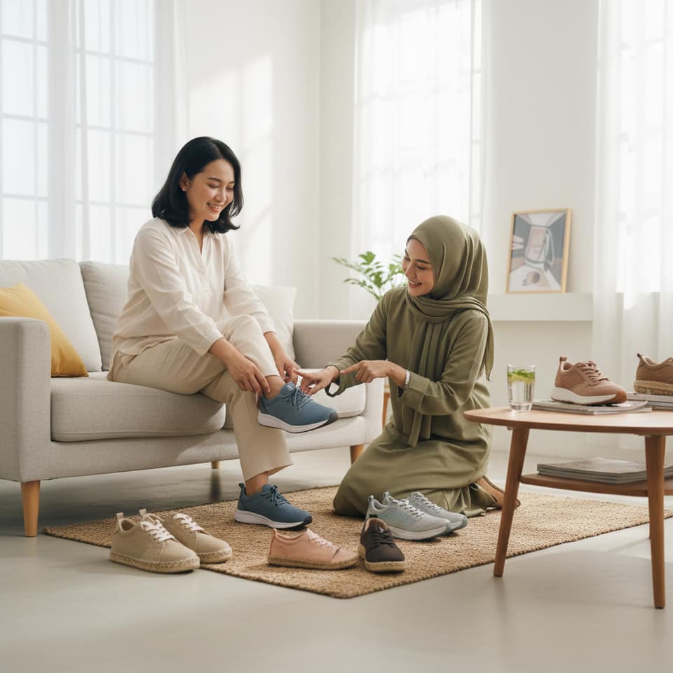 Faktor Yang Membuat Sepatu Nyaman Dipakai