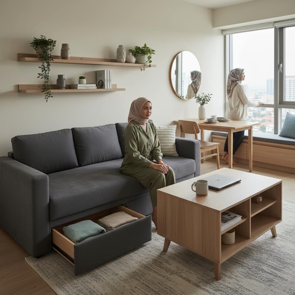 Furnitur Multifungsi untuk Apartemen