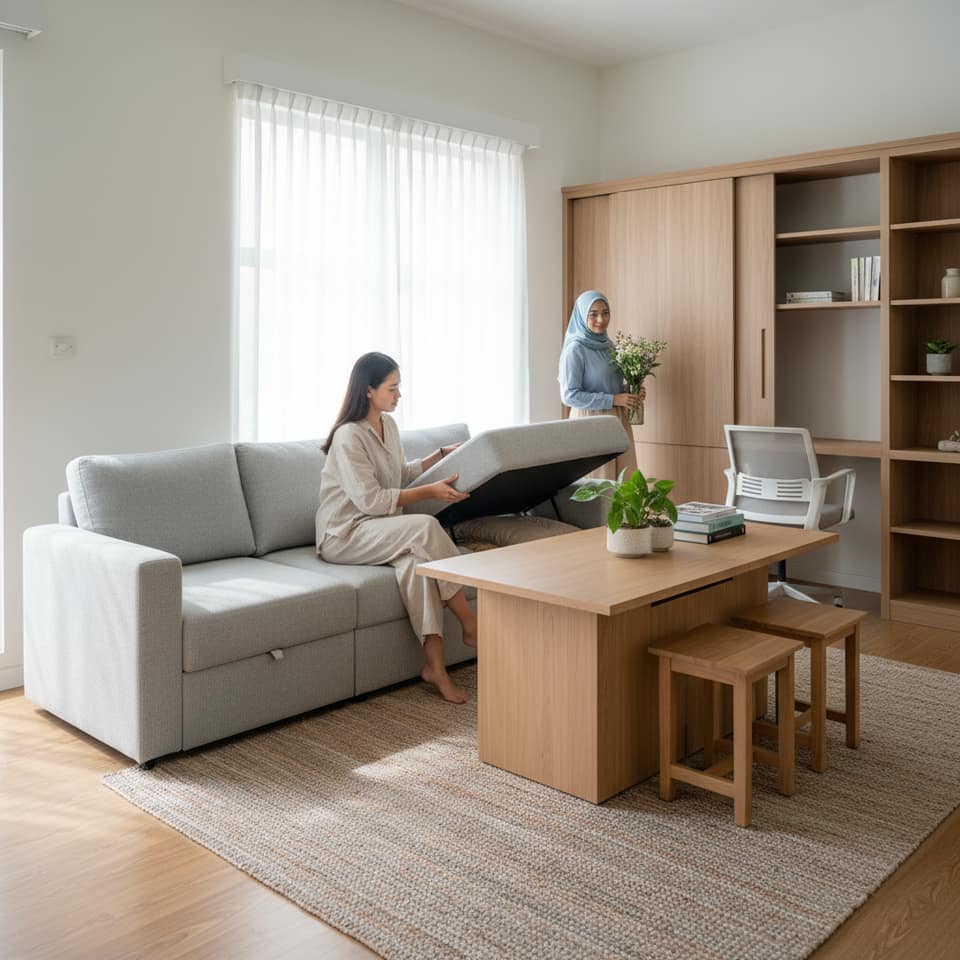 Furnitur Multifungsi untuk Rumah Minimalis