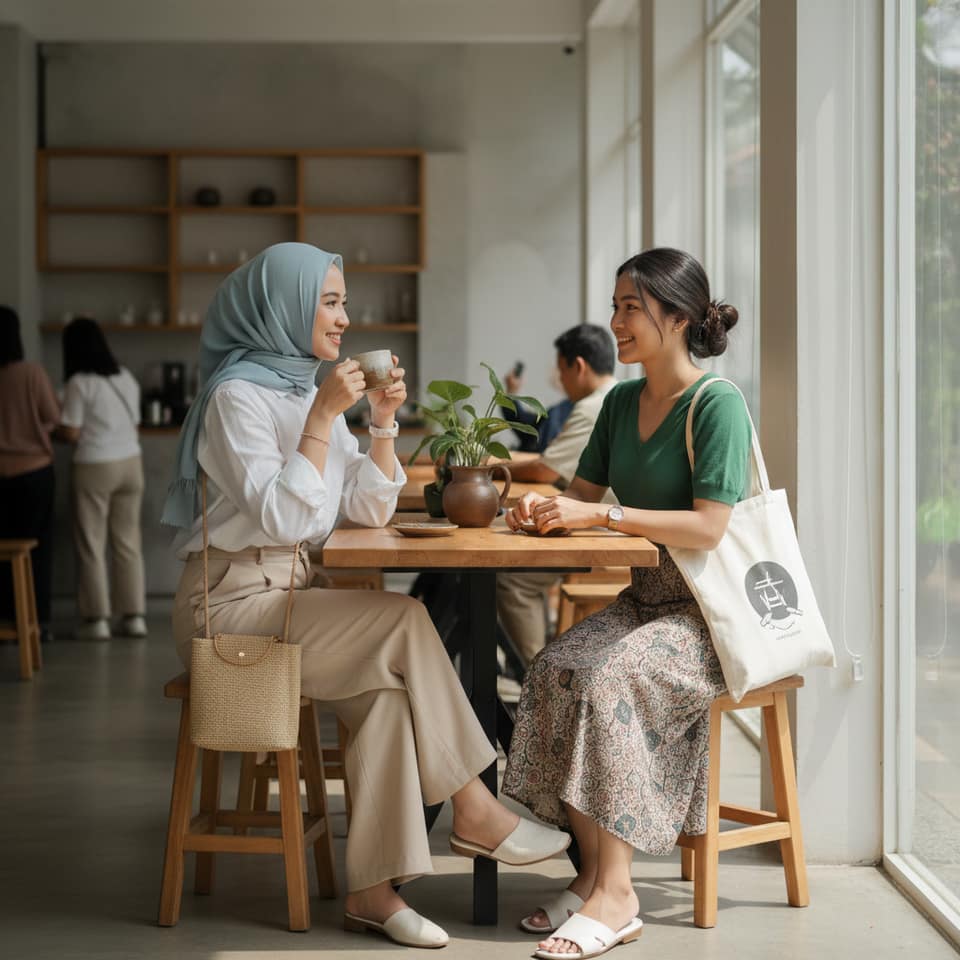 Gaya Fashion Sederhana Untuk Aktivitas Harian