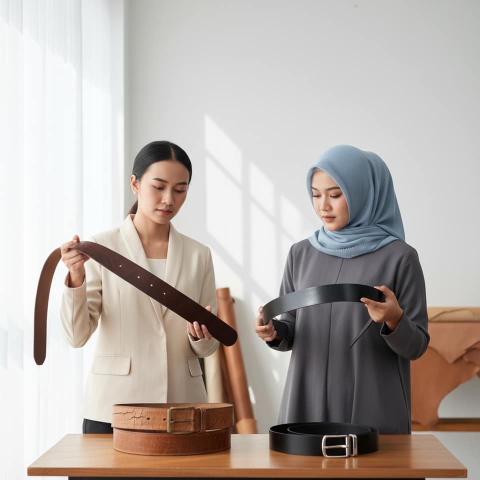 Ikat Pinggang Kulit Asli atau Sintetis, Perbedaan Ketahanan Jangka Panjang