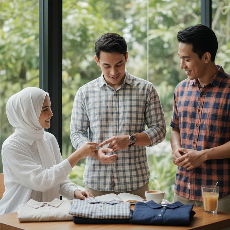 Kemeja Flannel untuk Pria, Gramasi Berapa yang Tidak Terlalu Panas