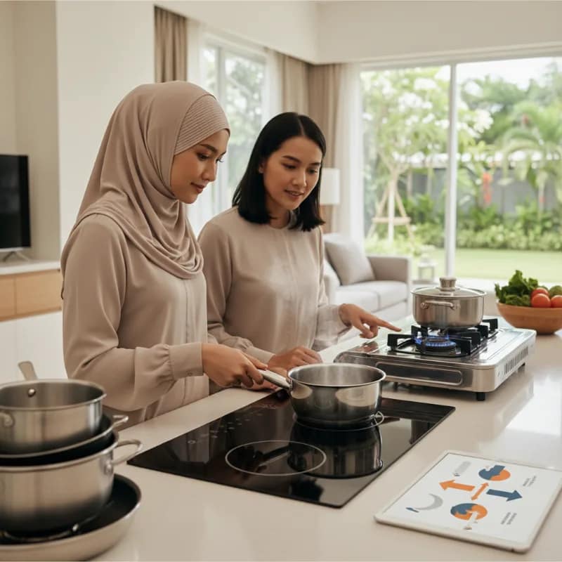 Kenapa Kompor Induksi Lebih Hemat dari Kompor Gas untuk Memasak Harian